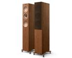 Kef R5 walnoot (set van 2), Nieuw, 120 watt of meer, Front, Rear of Stereo speakers, Ophalen