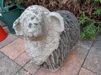 Schaap van cement met leisteen, Tuin en Terras, Tuinbeelden, Ophalen, Gebruikt, Overige materialen