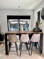 Hoge lange eettafel/ Bartafel, Huis en Inrichting, 200 cm of meer, Zo goed als nieuw, Vijf personen of meer, Rechthoekig