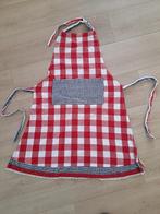 Rood wit geblokte schort Blond Amsterdam, Huis en Inrichting, Keuken | Textiel, Ophalen of Verzenden, Gebruikt, Rood, Schort