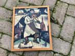 Prent van een Violist chagall, Antiek en Kunst, Kunst | Schilderijen | Klassiek, Ophalen