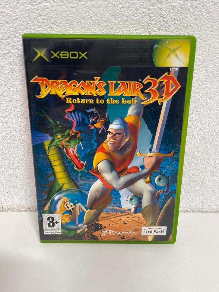 Dragon's Lair 3D - Xbox, Spelcomputers en Games, Games | Xbox Original, Zo goed als nieuw, Avontuur en Actie, 1 speler, Vanaf 3 jaar