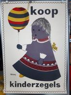 Koop Kinderzegels posters N. Woerkom, Rechthoekig Staand, Ophalen of Verzenden, Zo goed als nieuw, A1 t/m A3