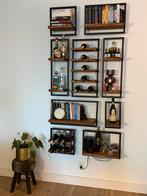 Boekenkast/wijnrek, Ophalen, Met plank(en), Zo goed als nieuw, Minder dan 150 cm