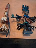 2 Dogon  figuurtjes van gerecycled .materiaal, Ophalen of Verzenden