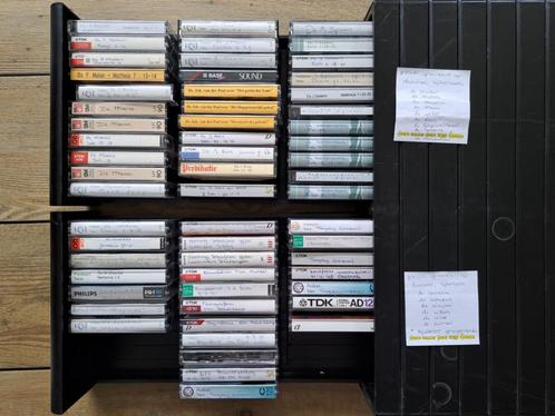 180 Preek cassettes, Cd's en Dvd's, Cassettebandjes, Gebruikt, Voorbespeeld, Religie en Gospel, 26 bandjes of meer, Met bewaardoos, rek of koffer