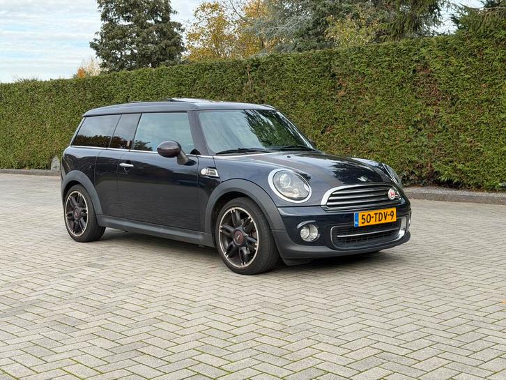 Mini Clubman 1.6 Cooper Hampton Panodak Cruise Clima Leer, Auto's, Mini, Bedrijf, ABS, Airbags, Airconditioning, Bluetooth, Bochtverlichting