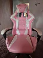Roze Gaming Stoel - Comfortabel en verstelbaar, Ophalen, Gebruikt, Roze, Gaming bureaustoel