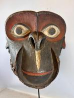 250943 Oud Afrikaans Bulu Ngil / Fang masker uit Gabon., Antiek en Kunst, Ophalen of Verzenden