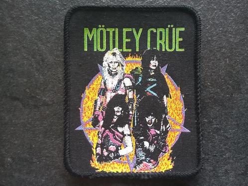 Motley Crue erg mooie en zeldzame vintage 80's patch m62, Verzamelen, Muziek, Artiesten en Beroemdheden, Nieuw, Kleding, Verzenden