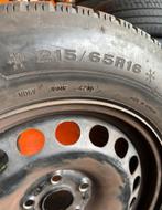 Volkswagen Tiguan velgen met Dunlop winterbanden 215/65R16, Auto-onderdelen, Banden en Velgen, Ophalen, 16 inch, Banden en Velgen