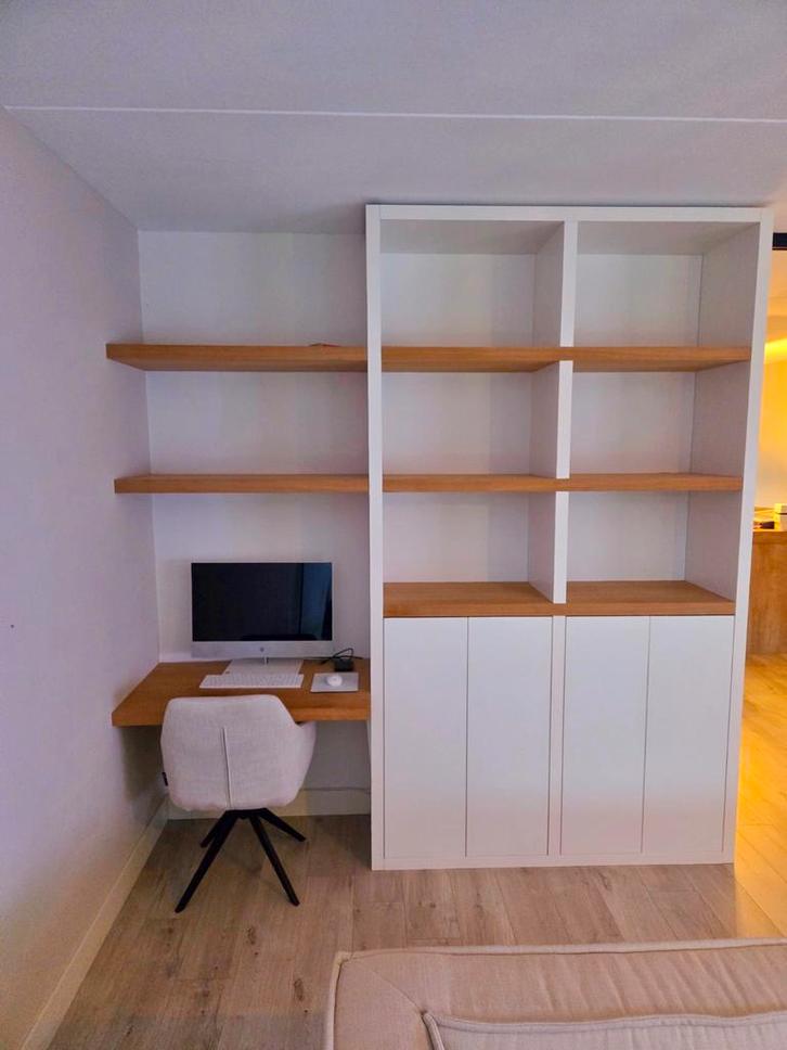 Kast met Bureau, Huis en Inrichting, Kasten | Boekenkasten, Zo goed als nieuw, 150 tot 200 cm, 200 cm of meer, 50 tot 75 cm, Met lade(s)