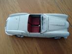 Witte auto 1:18, Bburago, Lancia, Aurelia B24, Spider, 1955, Hobby en Vrije tijd, Modelauto's | 1:18, Gebruikt, Ophalen of Verzenden
