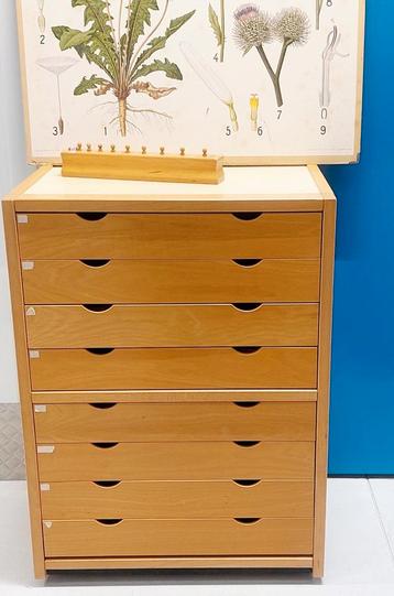 Schilte papierkast tekeningenkast schoolkast met Lades beschikbaar voor biedingen