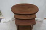 Mini setje ingelegd hout / planten tafel, Ophalen of Verzenden