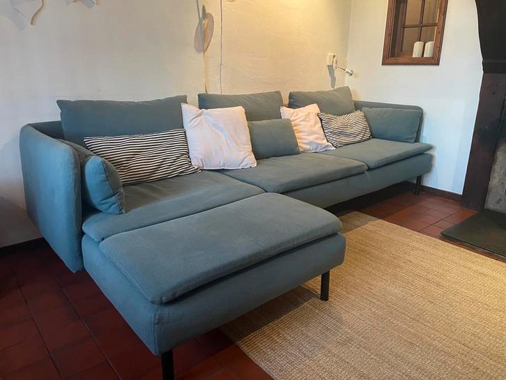 IKEA Soderhamn 4-zits bank (met chaise longue), Huis en Inrichting, Banken | Complete zithoeken, Gebruikt, Ophalen