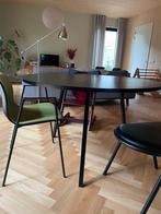 Hay Eettafel - Zwart Rond, Huis en Inrichting, Tafels | Eettafels, Ophalen, Gebruikt, Rond, Metaal
