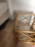 Rotan Bijzettafeltje, 45 tot 60 cm, Overige materialen, Minder dan 55 cm, Gebruikt