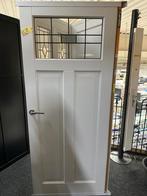 Witte Binnendeur met Glas, Cardiff 201.5x83 showroommodel, Doe-het-zelf en Verbouw, Deuren en Horren, 80 tot 100 cm, Binnendeur