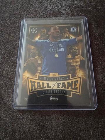 Topps match attax 25/26 Hall of Fame Didier Drogba beschikbaar voor biedingen