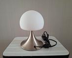 Vintage jaren 80 90 mushroom tafellampje, Ophalen of Verzenden, Gebruikt, Glas, Minder dan 50 cm