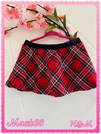 Schots rood geruit rokje maat 98 H&M, Gebruikt, Meisje, H&M, Ophalen of Verzenden