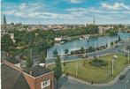 STAD GRONINGEN Stationsplein met Verbindingskanaal, Verzamelen, Ansichtkaarten | Nederland, Verzenden, 1960 tot 1980, Gelopen