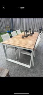 Tuintafel met 6 stoelen, Ophalen of Verzenden