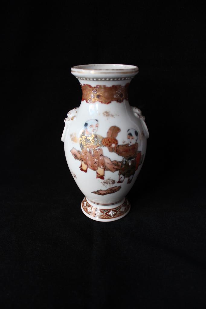 Antiek Japan Kutani porseleinen vaas 1900-1940, Antiek en Kunst, Antiek | Porselein, Ophalen of Verzenden