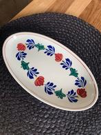 Boerenbont Schaaltje Ovaal 24,5 x 13,5 cm, Gebruikt, Porselein of Keramiek, Schaal, Ophalen of Verzenden