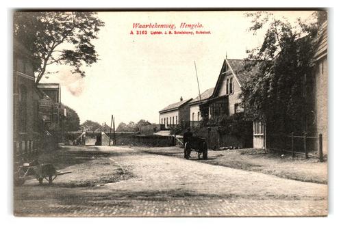 Hengelo, Waarbekenweg, Verzamelen, Ansichtkaarten | Nederland, Gelopen, Overijssel, Voor 1920, Verzenden