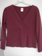 Bordeaux rood t-shirt lange mouw Maat L, Miss Etam, Maat 38/40 (M), Ophalen of Verzenden, Lange mouw