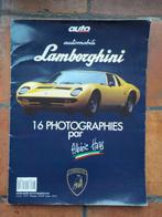 vintage 16 Lamborghini litho's foto's door Albéric Haas, Ophalen of Verzenden, Zo goed als nieuw, Auto's