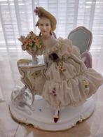 Antiek Duits porselein Dresden beeld, Antiek en Kunst, Ophalen