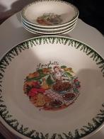 Spaghetti setje, Huis en Inrichting, Keuken | Servies, Ophalen, Zo goed als nieuw, Overige stijlen, Bord(en)