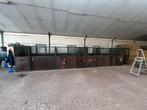 4 paardenboxen met stalwanden, Stalling, 4 paarden of pony's of meer