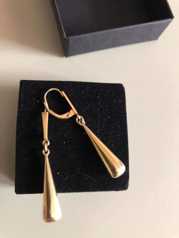 14 Karaat Gouden Hanger Oorbellen beschikbaar voor biedingen