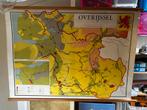 Schoolkaarten Friesland en Overijssel, Antiek en Kunst, Ophalen, Aardrijkskunde