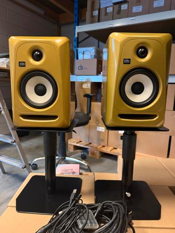 KRK Rokit Studio Monitors (Gold) - Set van 2 beschikbaar voor biedingen