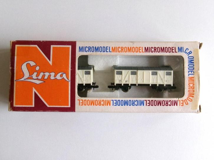 Lima N 402 Set van 2 Koelwagons (in ovp), Hobby en Vrije tijd, Modeltreinen | N-Spoor, Zo goed als nieuw, Wagon, Gelijkstroom