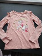 Zgan shirt unicorn, C&A, 134, Ophalen of Verzenden, Zo goed als nieuw, Meisje, Shirt of Longsleeve