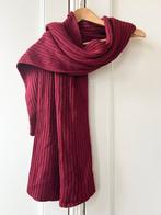 Grofgebreide sjaal donkerrood - nieuw, Ophalen of Verzenden, Nieuw, Sjaal