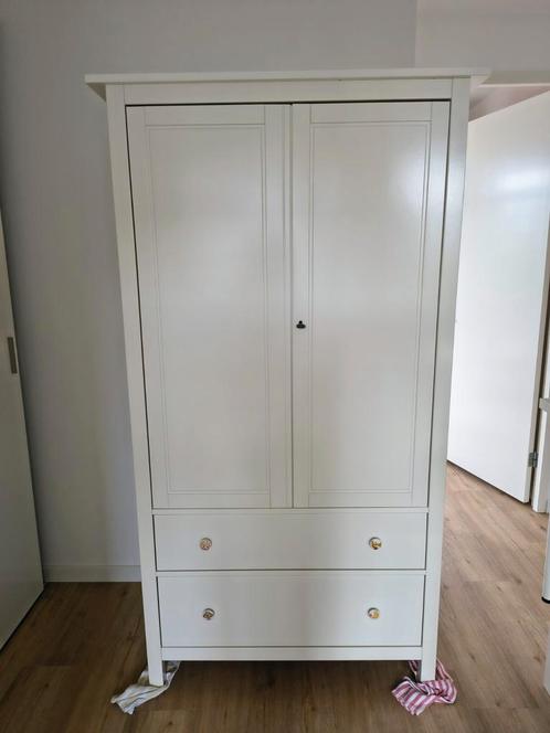 Ikea hemnes kledingkast , wit, Kinderen en Baby's, Kinderkamer | Commodes en Kasten, Zo goed als nieuw, 105 cm of meer, 100 cm of meer