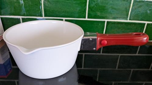 Vintage Vitroflam steelpan - keramisch, afneembare handgreep, Huis en Inrichting, Keuken | Potten en Pannen, Zo goed als nieuw