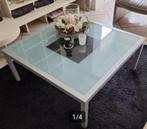 Moderne Design Glazen Salontafel, Ophalen, 100 tot 150 cm, 50 tot 100 cm, Zo goed als nieuw
