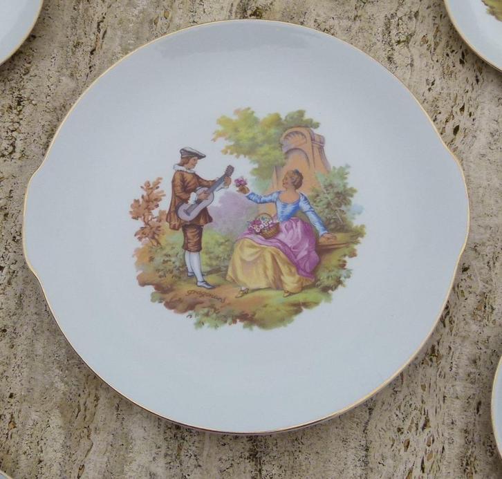 Dauher Monopoli Taart set Gebakstel Serveerset, Huis en Inrichting, Keuken | Servies, Nieuw, Bord(en), Overige stijlen, Porselein