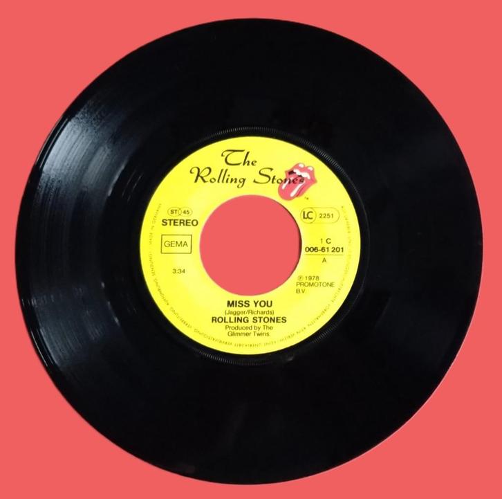 Rolling Stones - Miss you / Faraway eyes (DE), Cd's en Dvd's, Vinyl Singles, Single, 7 inch, Verzenden