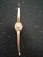 verguld dameshorloge, Sieraden, Tassen en Uiterlijk, Horloges | Dames, Overige merken, Staal, Verzenden, Polshorloge