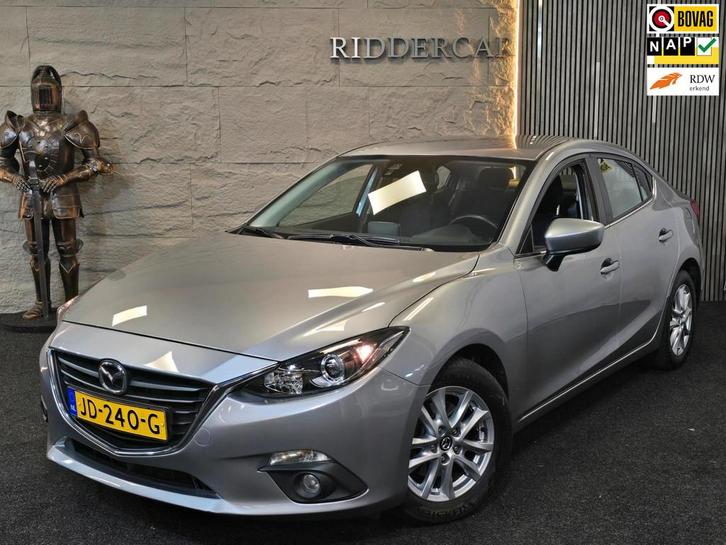 Mazda 3 2.0 TS|GARANTIE|AUTOMAAT|NAP|1E EIG|CRUISE|NAVI|BLUE, Auto's, Mazda, Bedrijf, Te koop, ABS, Airbags, Airconditioning, Bluetooth