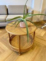 Salon tafeltje webbing / rotan, Ophalen, Overige materialen, 50 tot 100 cm, 50 tot 75 cm